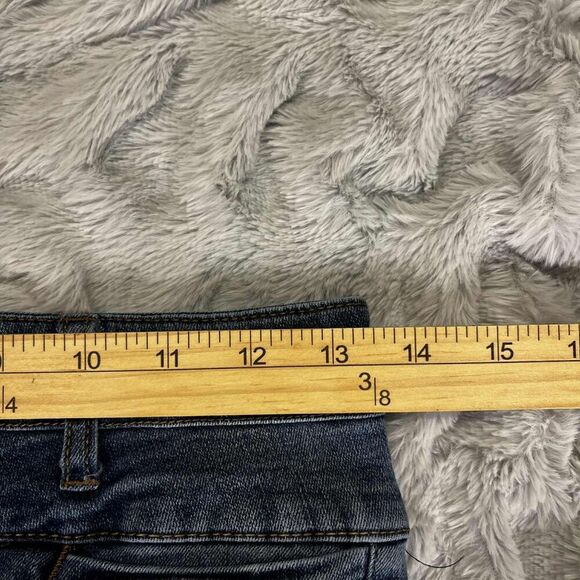 D.Jeans Jeans Womens 6 Blue High Rise Skinny Repreve Double Button Stretch - Picture 7 of 9